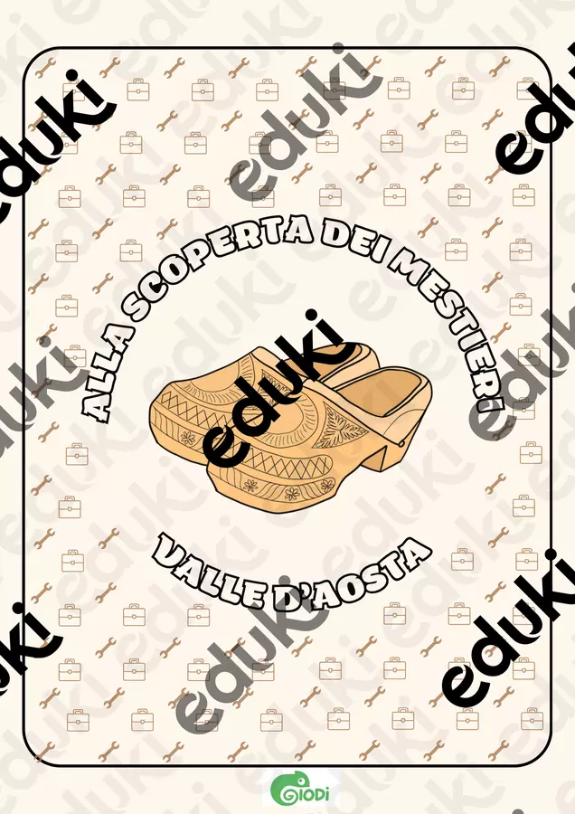 SABOTIER - VALLED'AOSTA Esercizi - SABOTIER - VALLED'AOSTA - GioDi - Giochi Didattici - Pagina di copertina