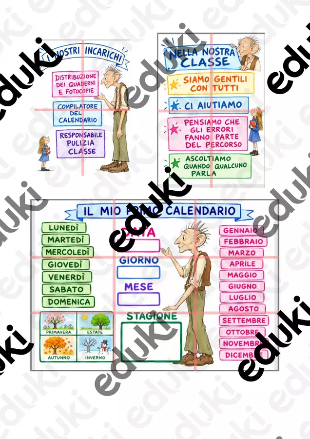 Poster per la classe Poster - Poster per la classe - Maestra per sbaglio - Pagina di copertina