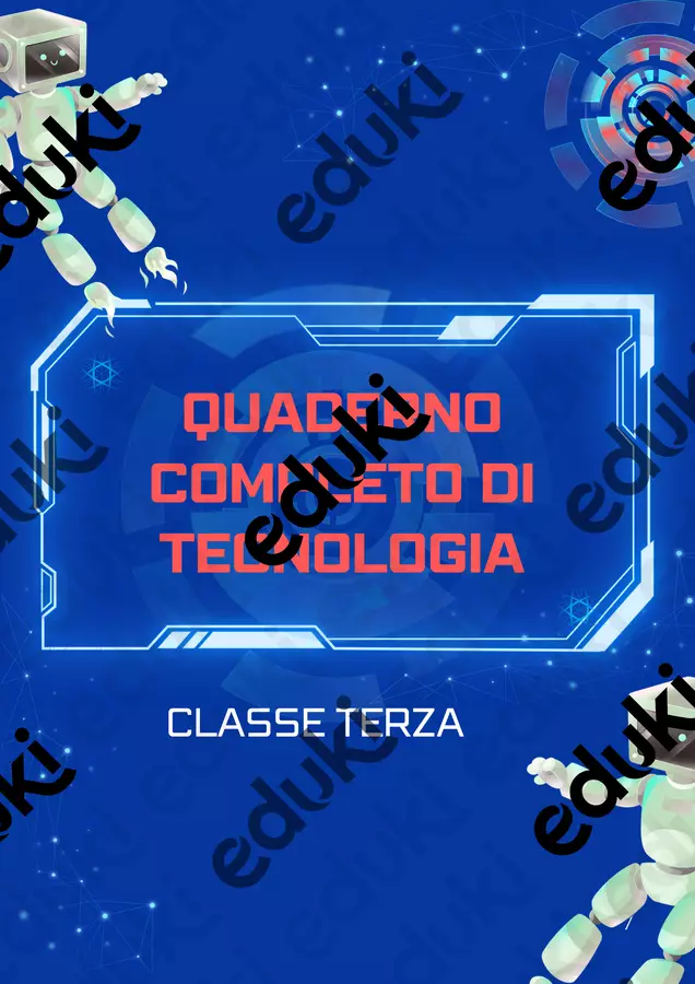 Quaderno completo di tecnologia classe terza primaria Esercizi - Quaderno completo di tecnologia classe terza primaria - Maestra Nada - Pagina di copertina