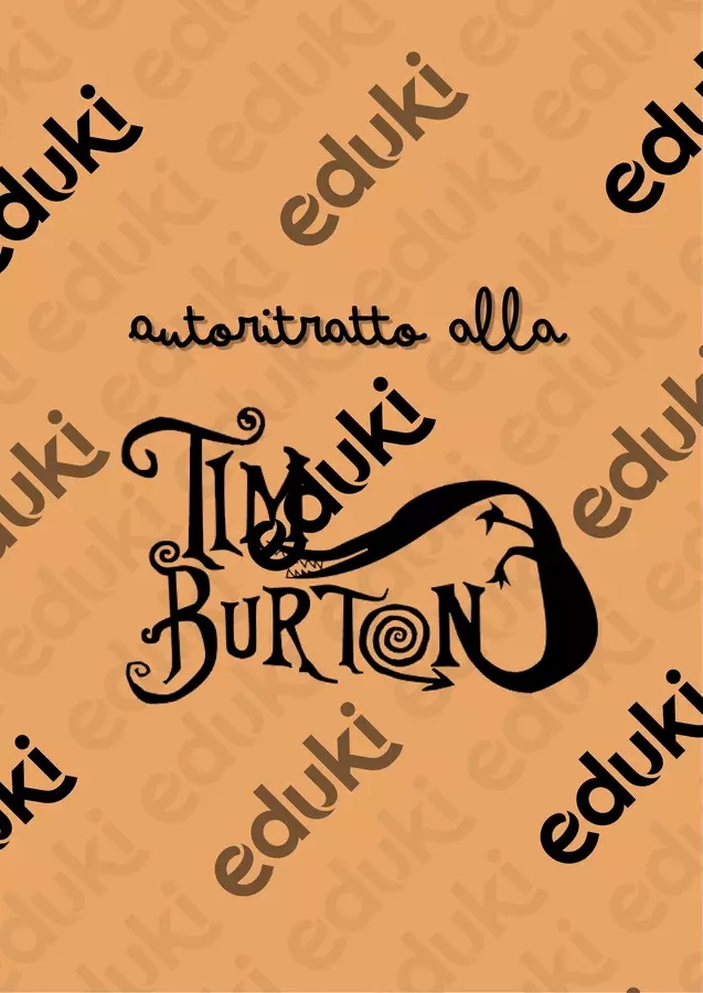 Autoritratto alla Tim Burton - attività di arte per Halloween Materiale per pittura e bricolage - Autoritratto alla Tim Burton - attività di arte per Halloween - Ghirigoro - Pagina di copertina