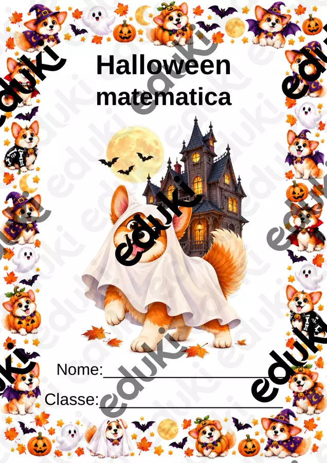 Matematica di Halloween – 1ª e 2ª media – Livello facile Esercizi - Matematica di Halloween – 1ª e 2ª media – Livello facile - Idee Didattiche Scandinave - Pagina di copertina