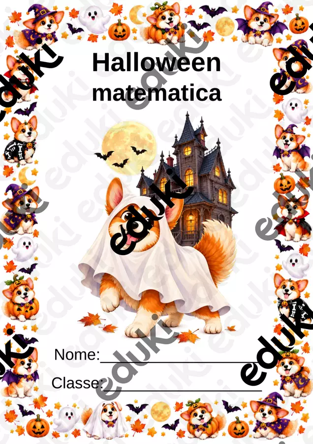 Matematica di Halloween – 1ª e 2ª media – Livello medio Esercizi - Matematica di Halloween – 1ª e 2ª media – Livello medio - Idee Didattiche Scandinave - Pagina di copertina
