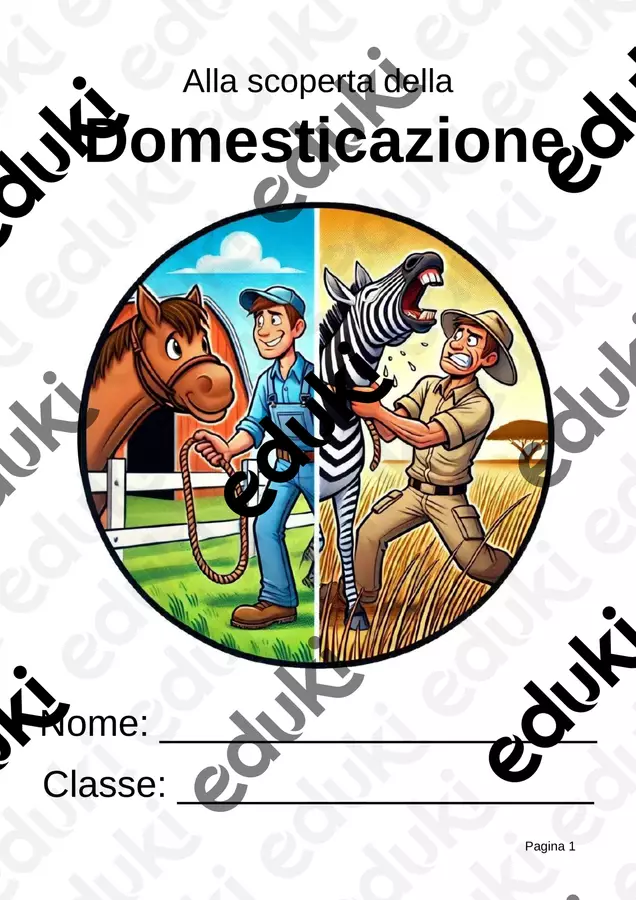 La domesticazione degli animali – Dal lupo al cane: testi, giochi e attività Esercizi - La domesticazione degli animali – Dal lupo al cane: testi, giochi e attività - Idee Didattiche Scandinave - Pagina di copertina