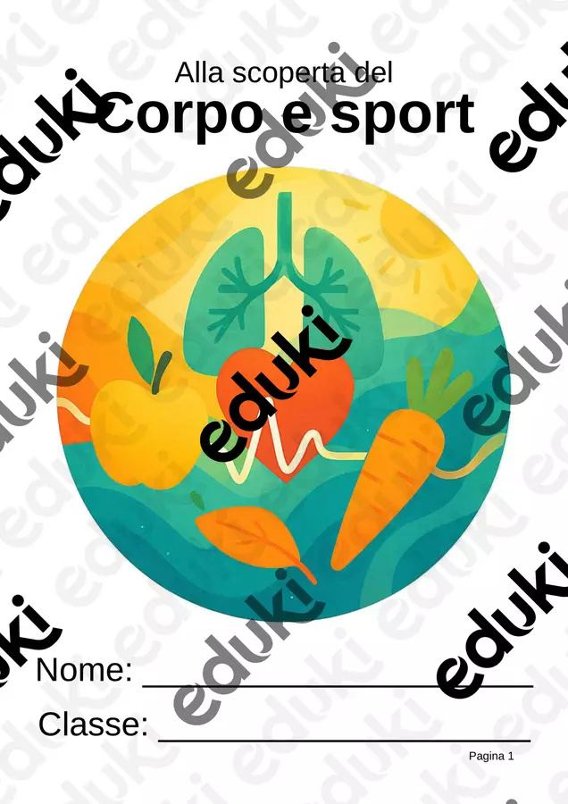 Il corpo in movimento – Cuore, polmoni, sport e alimentazione Esercizi - Il corpo in movimento – Cuore, polmoni, sport e alimentazione - Idee Didattiche Scandinave - Pagina di copertina