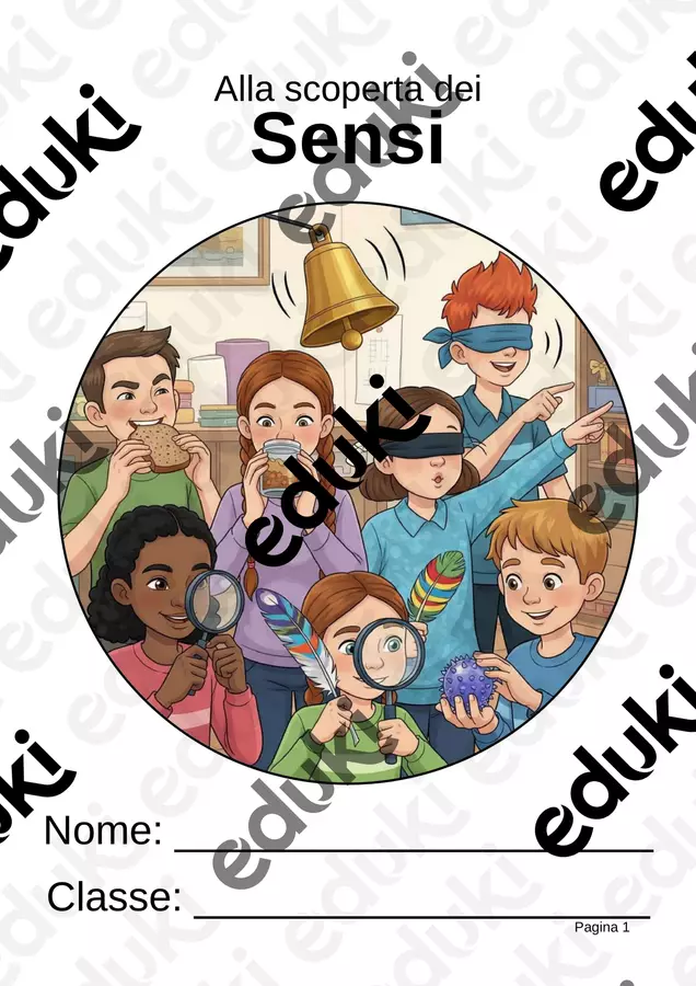 I cinque sensi per la scuola primaria – Testi facili, giochi ed esperimenti Esercizi - I cinque sensi per la scuola primaria – Testi facili, giochi ed esperimenti - Idee Didattiche Scandinave - Pagina di copertina