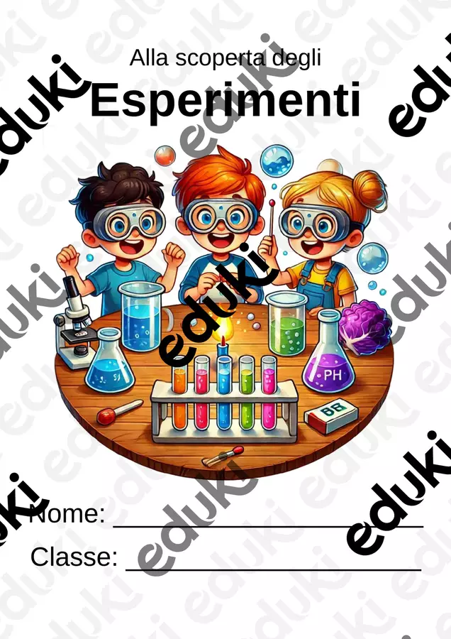 10 esperimenti di scienze per la scuola primaria – Con spiegazioni semplici Esercizi - 10 esperimenti di scienze per la scuola primaria – Con spiegazioni semplici - Idee Didattiche Scandinave - Pagina di copertina
