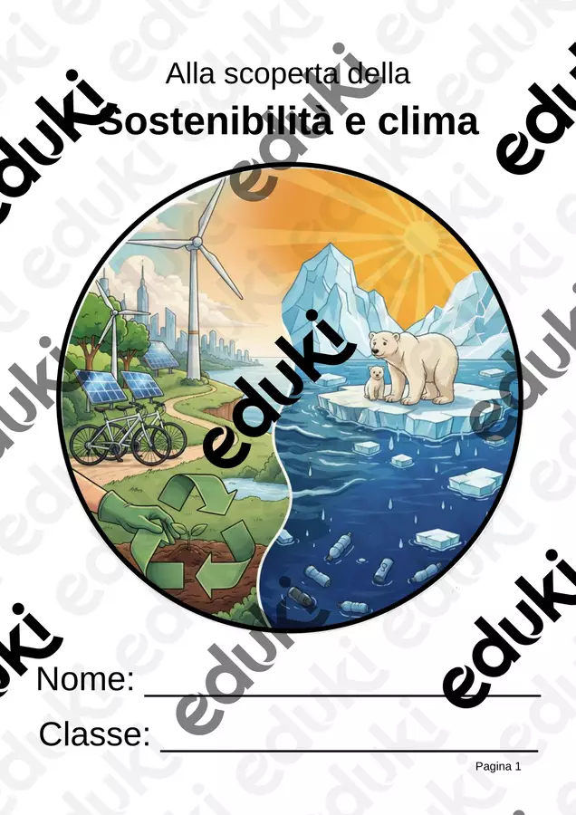 Sostenibilità e clima per la primaria – Giochi, esperimento e manifesto sul clima Esercizi - Sostenibilità e clima per la primaria – Giochi, esperimento e manifesto sul clima - Idee Didattiche Scandinave - Pagina di copertina