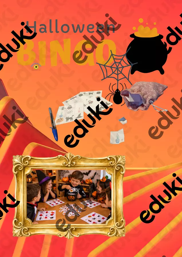 LA TOMBOLA DI HALLOWEEN Giochi - LA TOMBOLA DI HALLOWEEN - Alessia Presa - Pagina di copertina