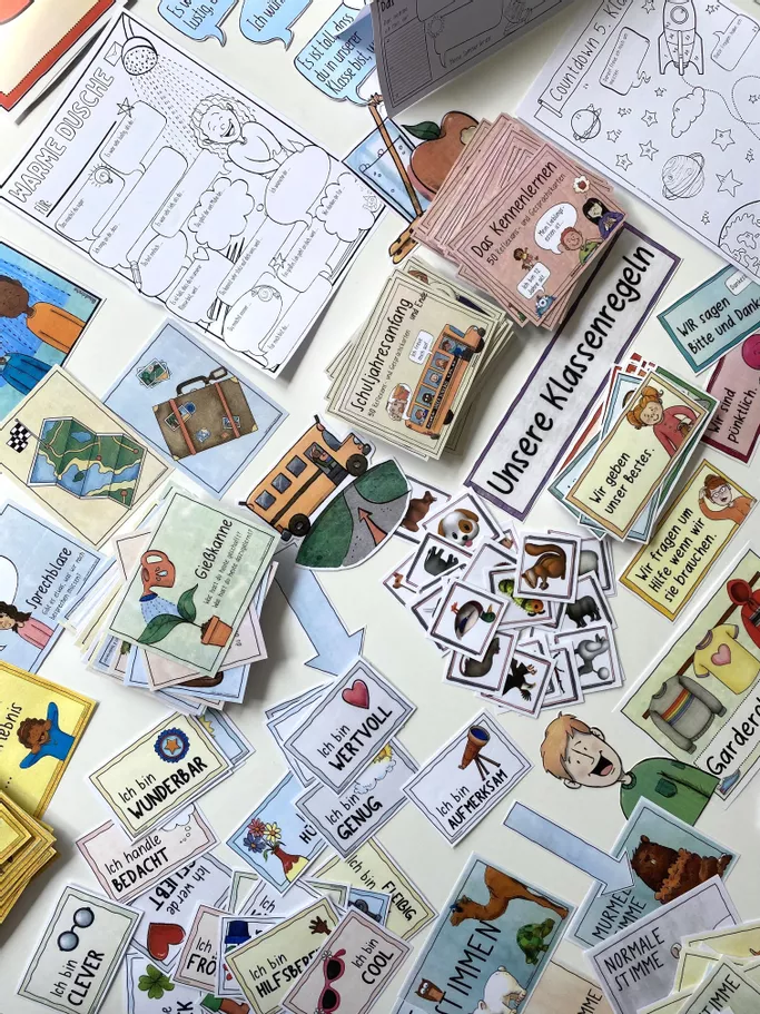 Bild in der Beschreibung des Unterrichtsmaterials Classroom Management 👨🏼🏫👩🏻🏫 - Komplettpaket fürs Klassenzimmer von Doodleteacher #1
