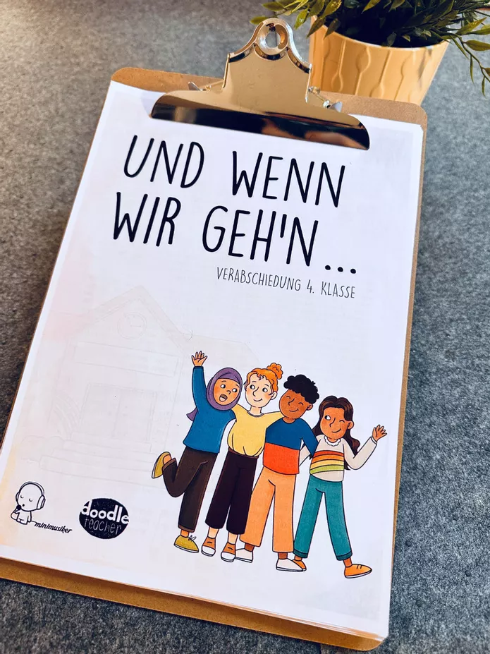 Bild in der Beschreibung des Unterrichtsmaterials Und wenn wir geh