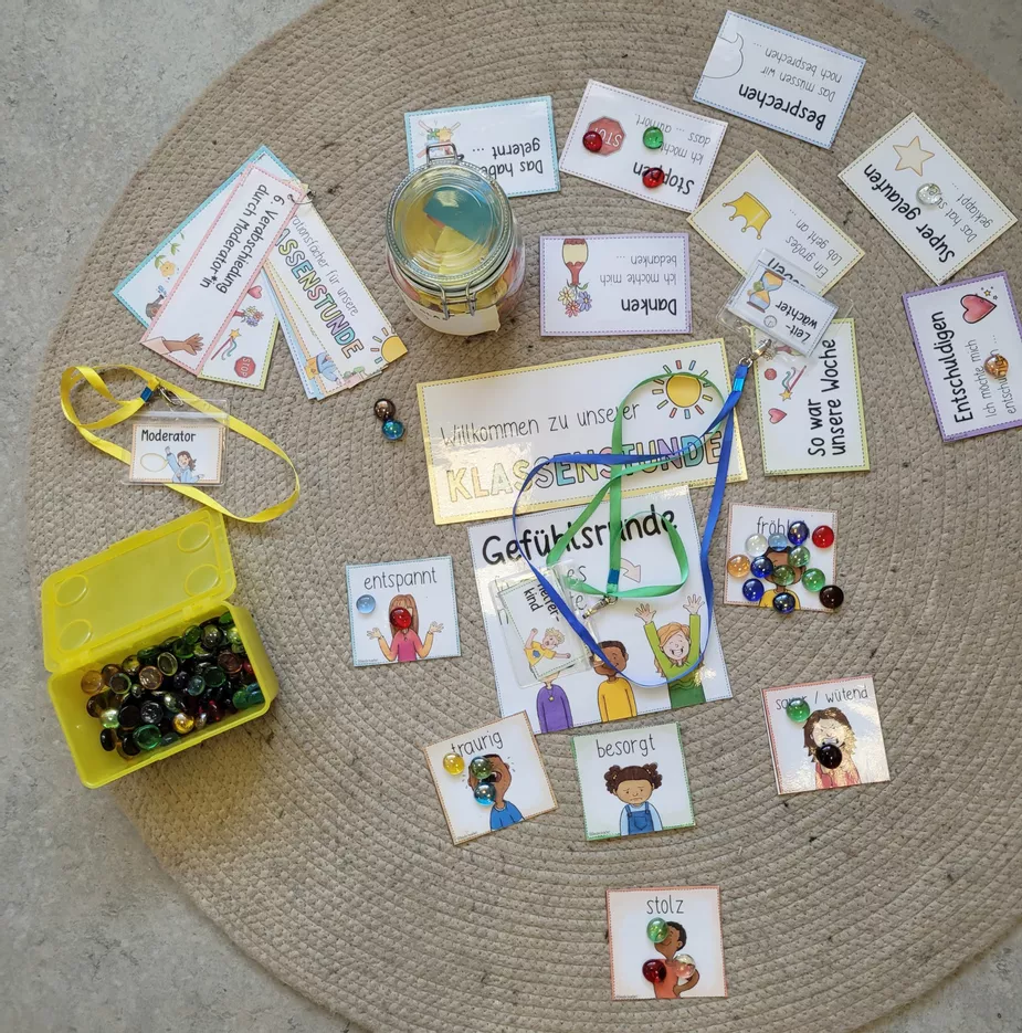 Bild in der Beschreibung des Unterrichtsmaterials Klassenstunde / Abschlusskreis PAKET Kl. 1 /2 – Mini-Klassenrat & Morgenkreis von Doodleteacher #4