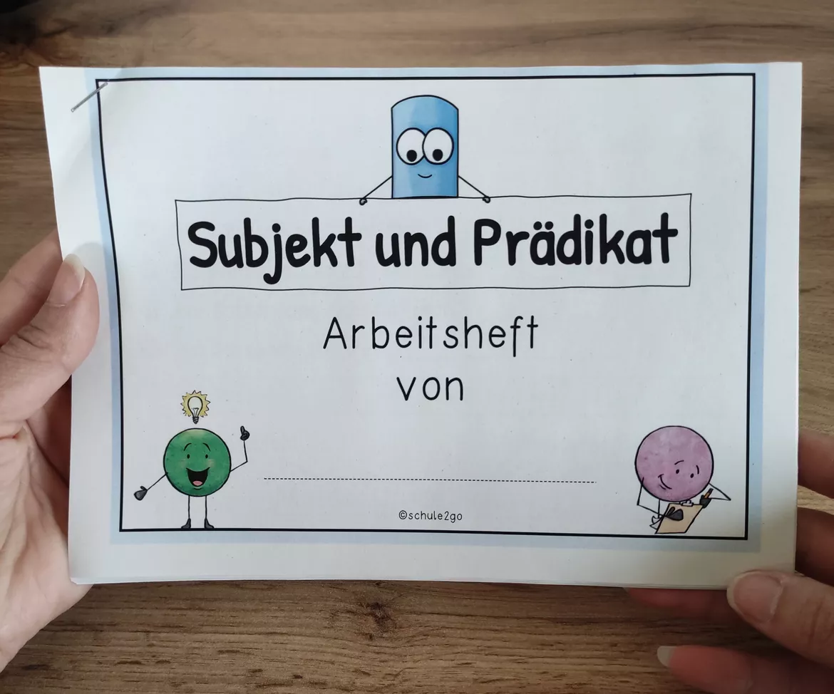 SATZGLIEDER / Subjekt und Prädikat / Arbeitsheft – Unterrichtsmaterial ...