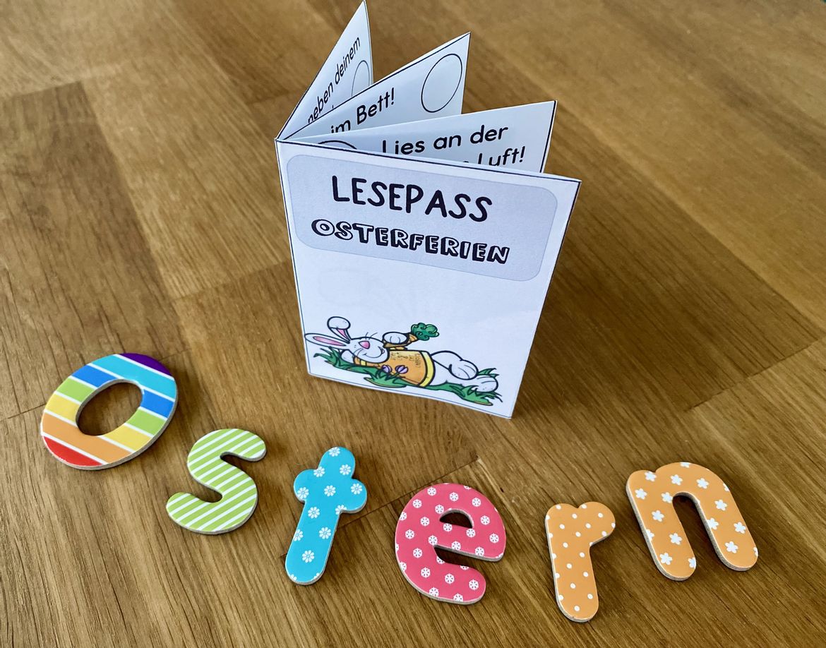 Bild in der Beschreibung des Unterrichtsmaterials Lesepass für die Osterferien (Klasse 1-4) von Grundschulimpulse #1