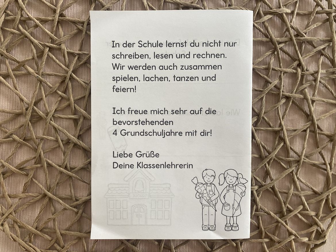 Bild in der Beschreibung des Unterrichtsmaterials Einschulung/Schnuppertag: Broschüre zum Gestalten von Grundschulimpulse #9