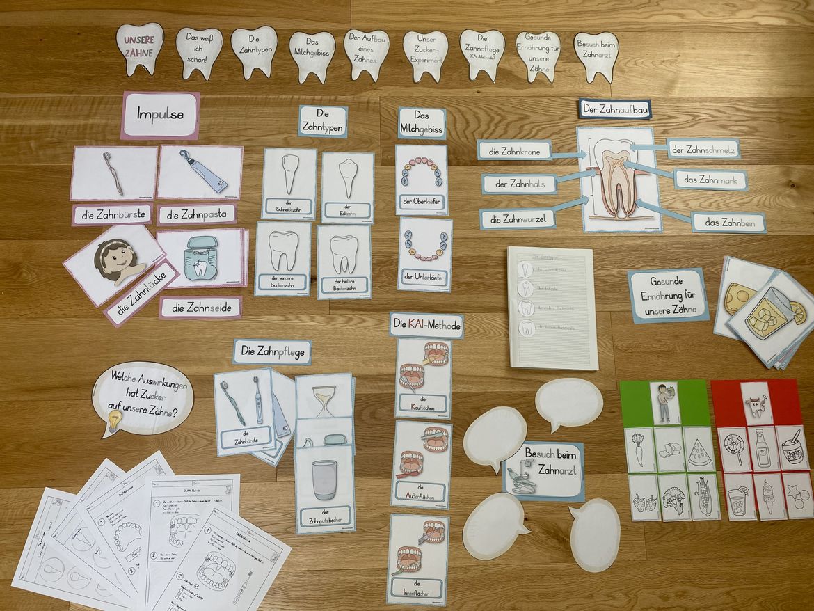 Bild in der Beschreibung des Unterrichtsmaterials Unterrichtsreihe: Die Zähne (Klasse 1+2) von Grundschulimpulse #1
