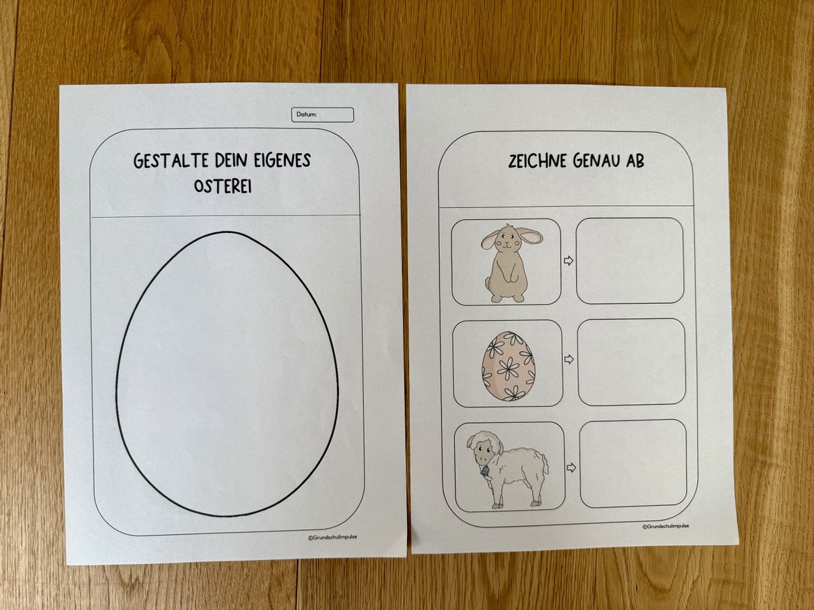 Bild in der Beschreibung des Unterrichtsmaterials Lerntheke Ostern - Klasse 4 (sw/bunt) von Grundschulimpulse #4