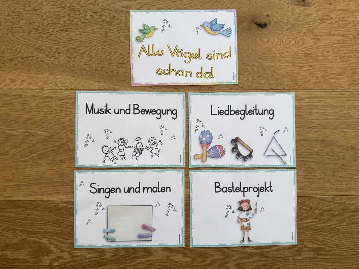 Bild in der Beschreibung des Unterrichtsmaterials Musikreihe: "Alle Vögel sind schon da!" (Klasse 1-4) von Grundschulimpulse #2