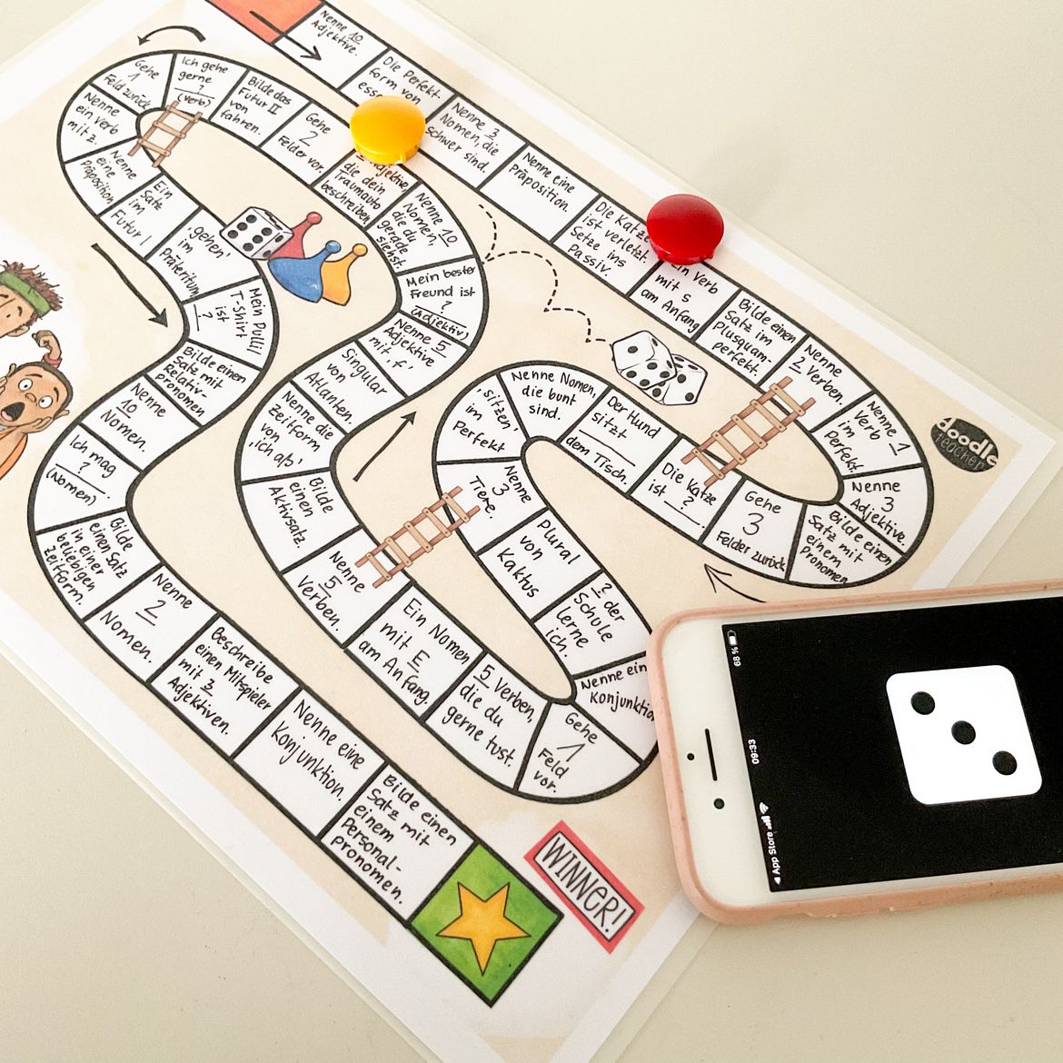 DIY Brettspiel-Vorlagen zum selbst Gestalten – Unterrichtsmaterial im ...