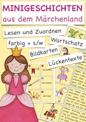 Bild in der Beschreibung des Unterrichtsmaterials Ich habe Wer hat Märchen von Better Teaching Resources I Cindy Seidler #1
