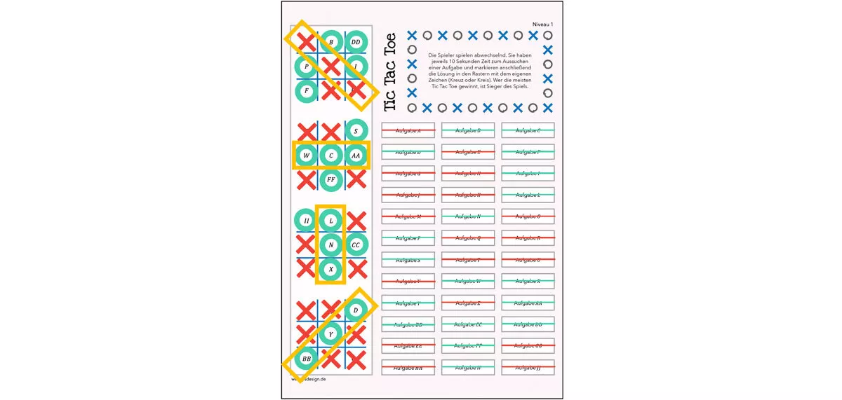 Bild in der Beschreibung des Unterrichtsmaterials Teilen im Zahlenraum 100 - Spiel von Wendys Design 🦋 #2