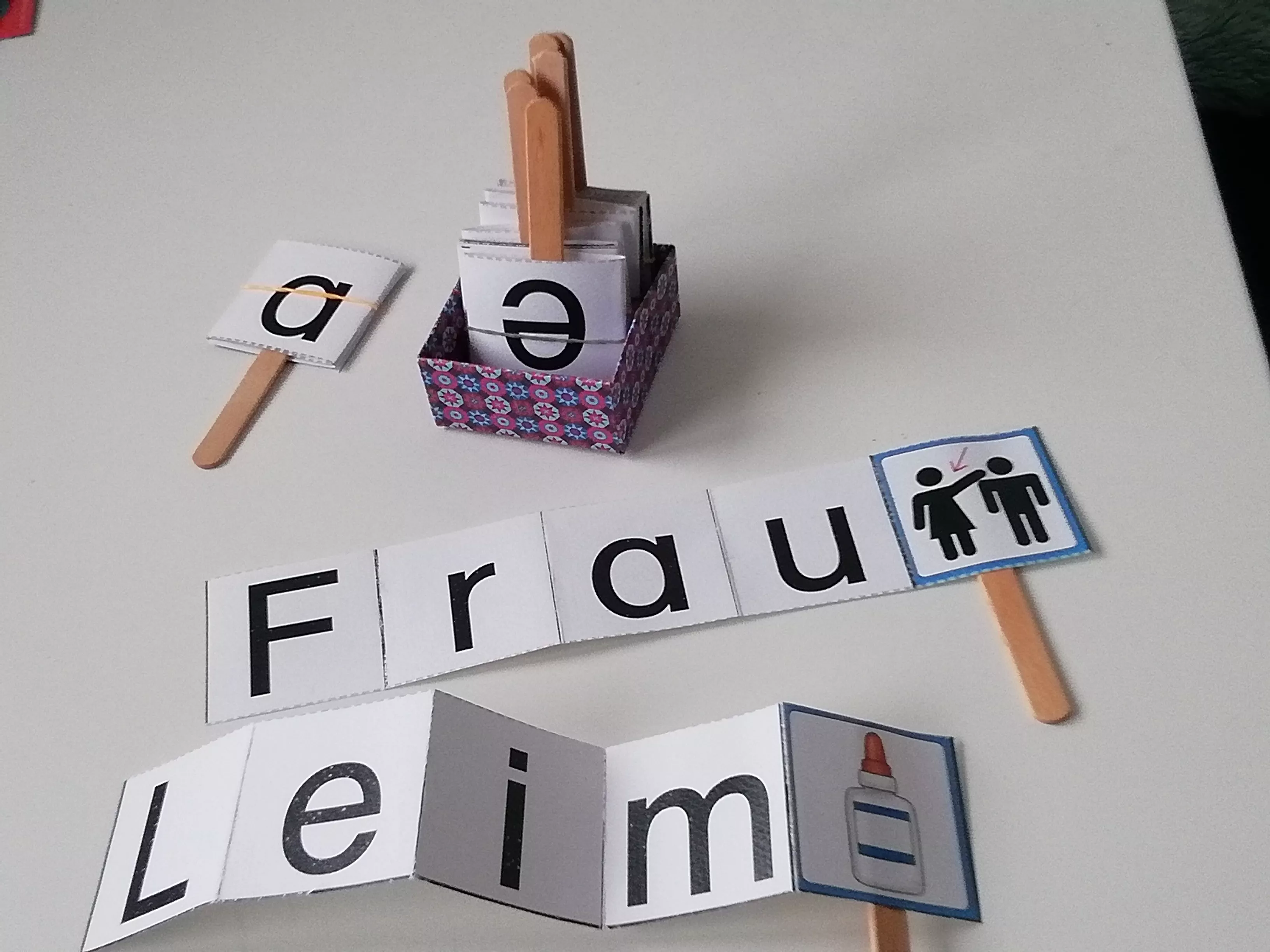 Bild in der Beschreibung des Unterrichtsmaterials Wickelwörter - Erste Wörter lesen - Buchstabe "ch" von Bu-Ine #1