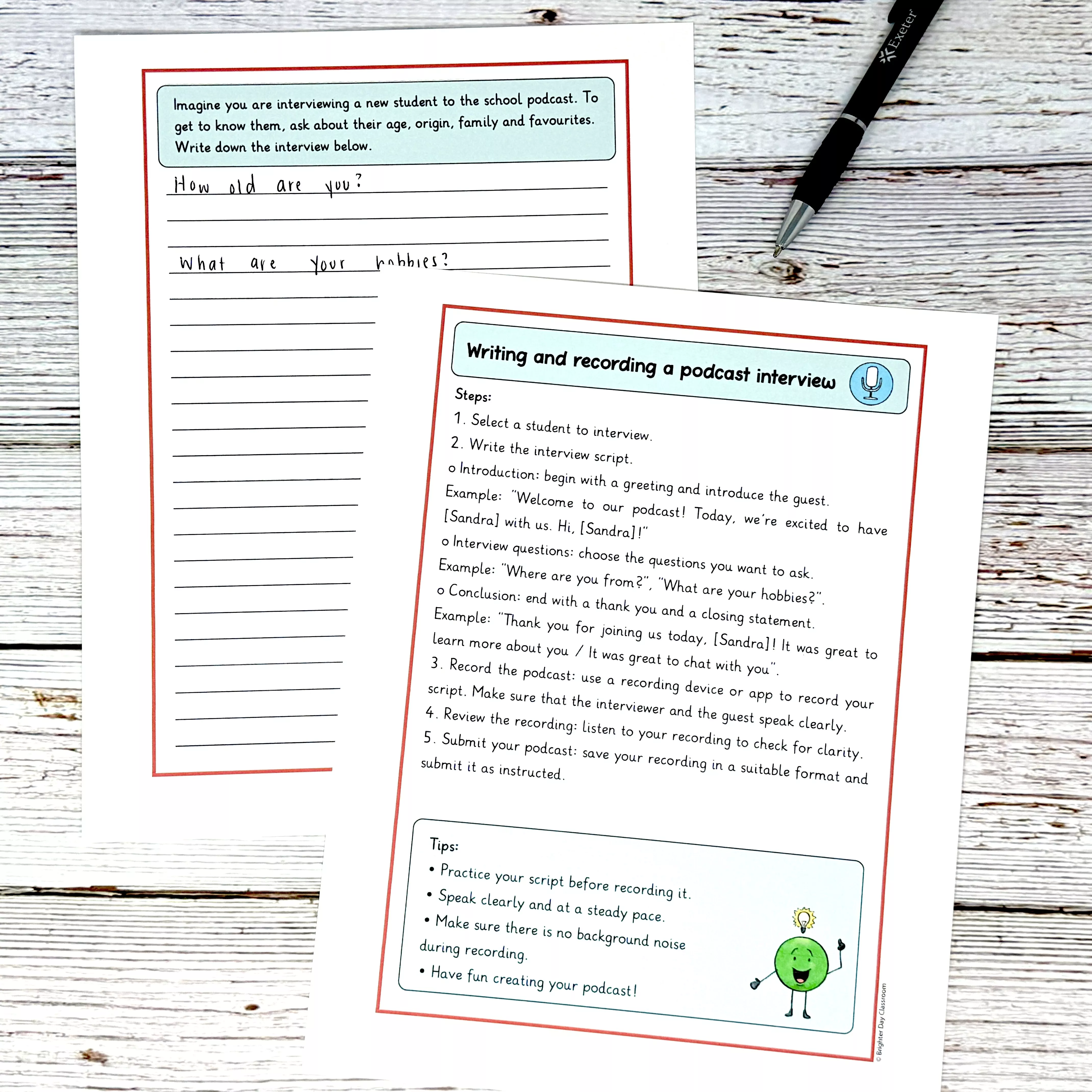Bild in der Beschreibung des Unterrichtsmaterials Back to School Escape Room Englisch – Schulanfang & Kennenlernen von Brighter Day Classroom #3