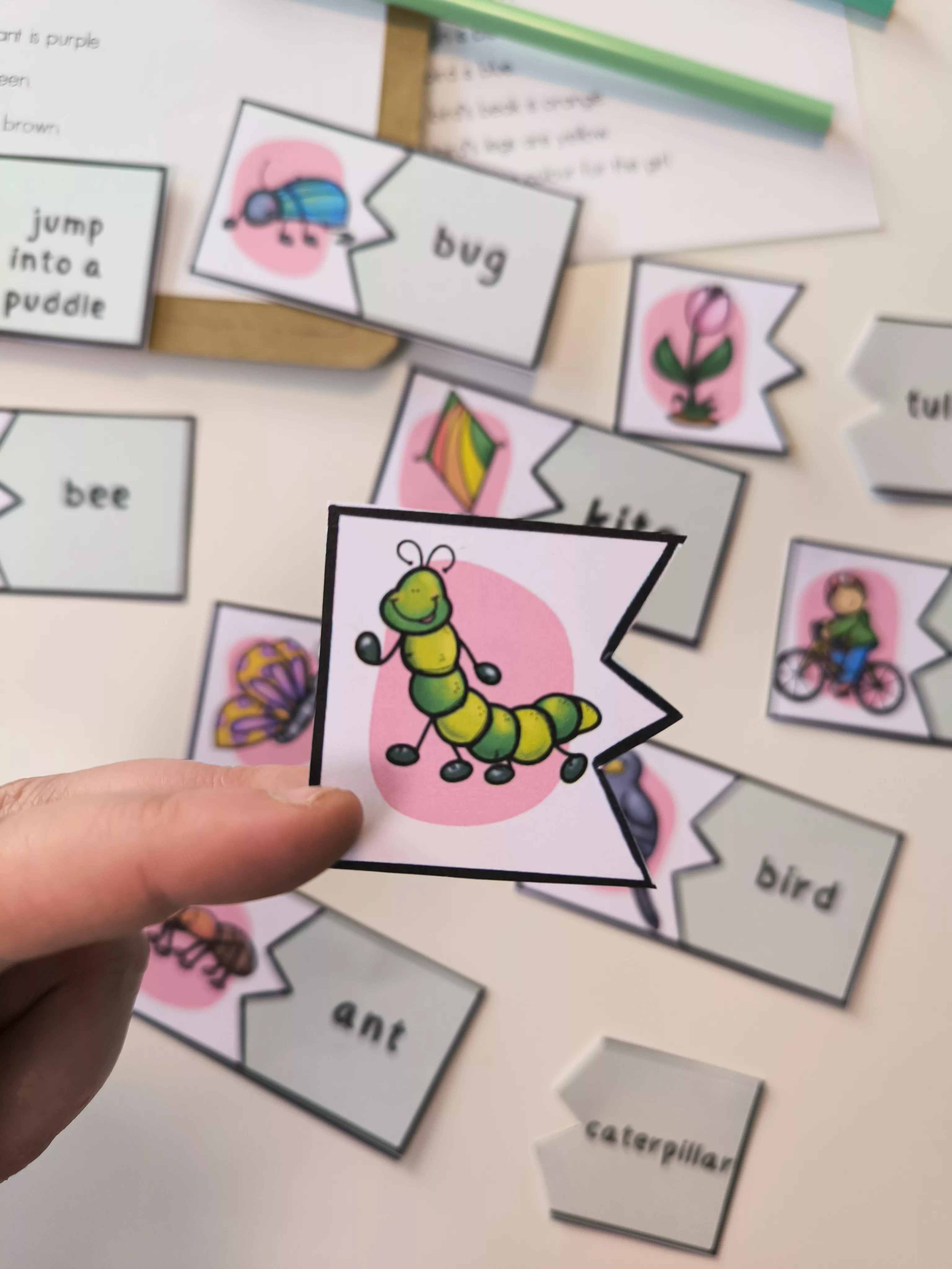 Bild in der Beschreibung des Unterrichtsmaterials Spring | Vocabulary Puzzle (Primavera: puzzle) von ms.doubtfire #2