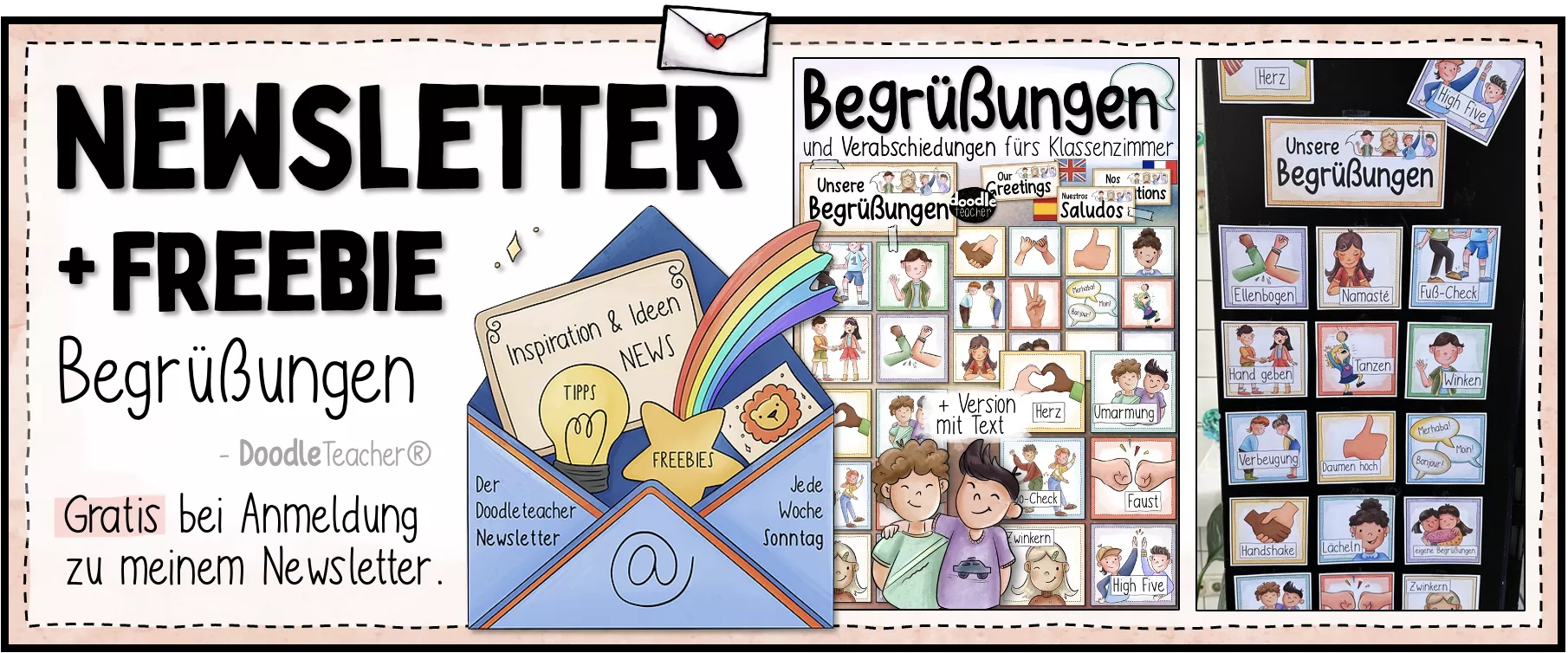 Bild in der Beschreibung des Unterrichtsmaterials Abschiedsgeschenk Grundschule / Grundschulzeit - Schatzkiste & Schatzkarte voller Mut von Doodleteacher #2