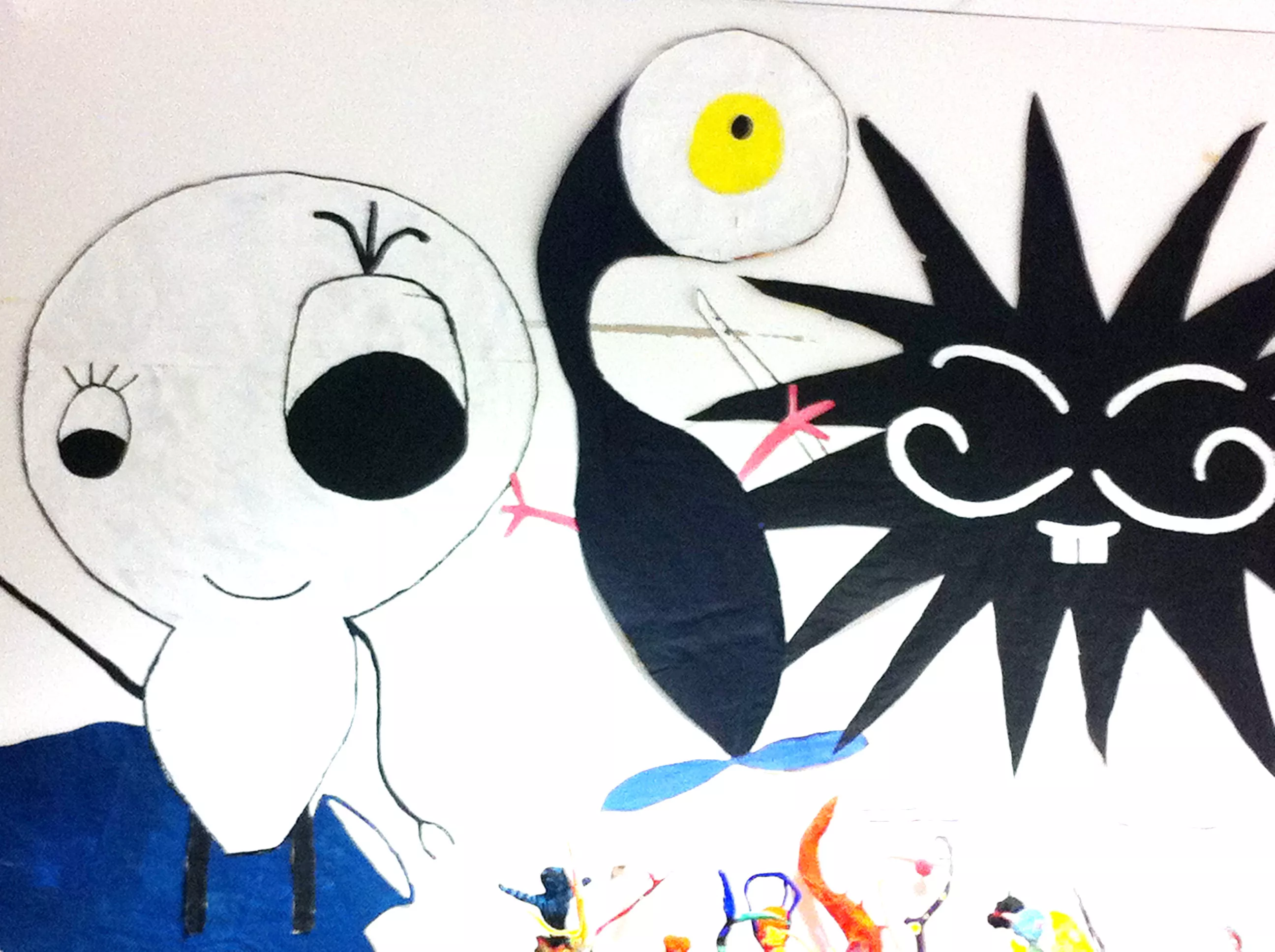 Bild in der Beschreibung des Unterrichtsmaterials Streetart / gute MONSTER – böse MONSTER von Katja Reetz #1