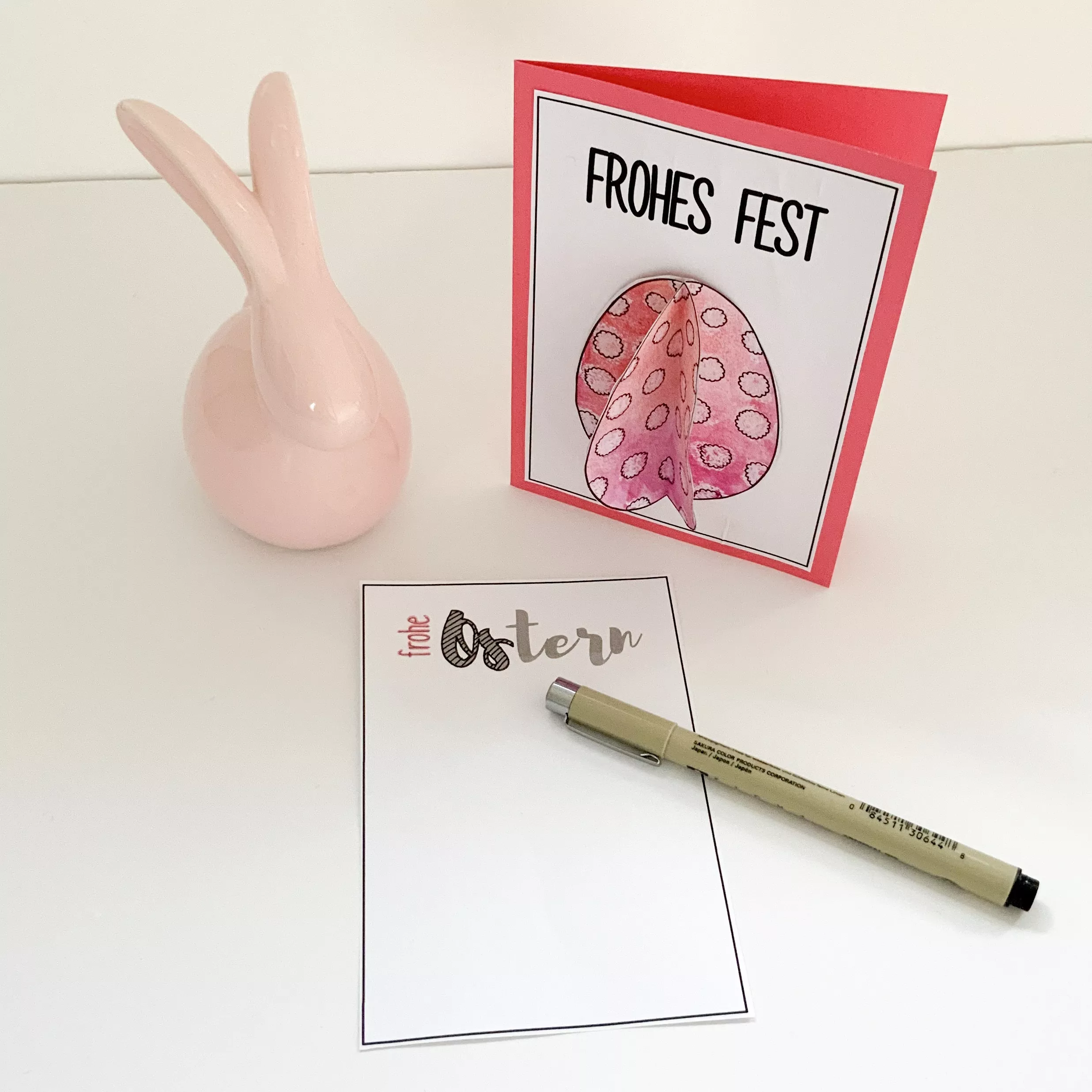 Bild in der Beschreibung des Unterrichtsmaterials 3D Ostereier - Basteln - Ostern - Fensterdeko - Grußkarten - DIY von kreative Schatzkiste #2