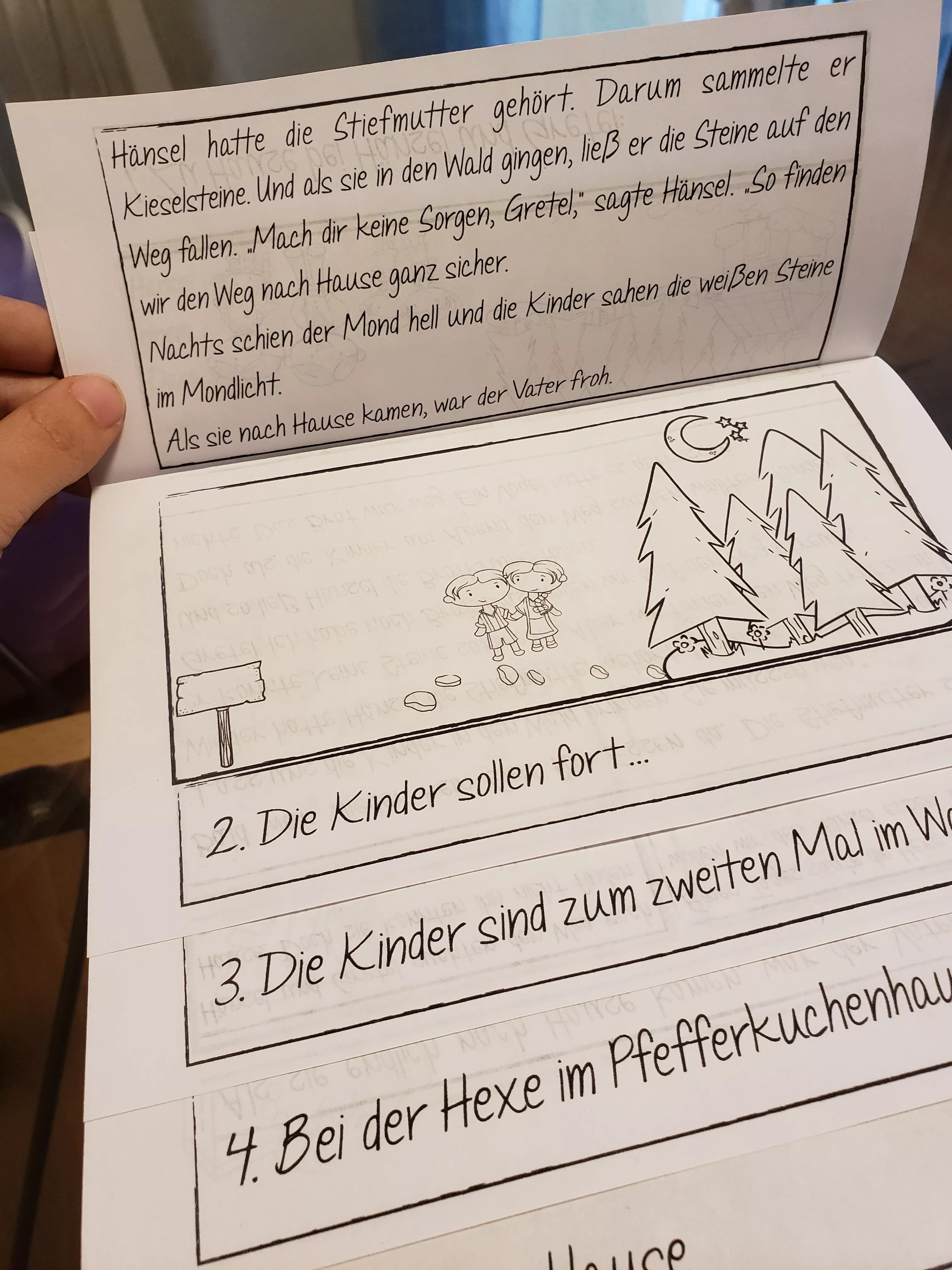 Bild in der Beschreibung des Unterrichtsmaterials Flipbook Märchen: Hänsel und Gretel von kreativ lernen #1
