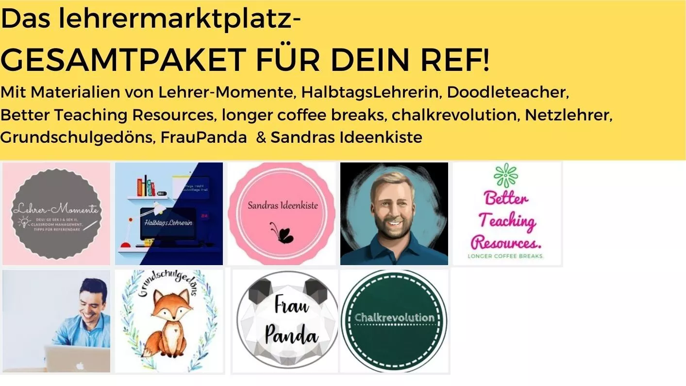 Bild in der Beschreibung des Unterrichtsmaterials KOSTENLOSES eduki-GESAMTPAKET für Referendar*innen: Materialien speziell für dein Referendariat von eduki D-A-CH #1