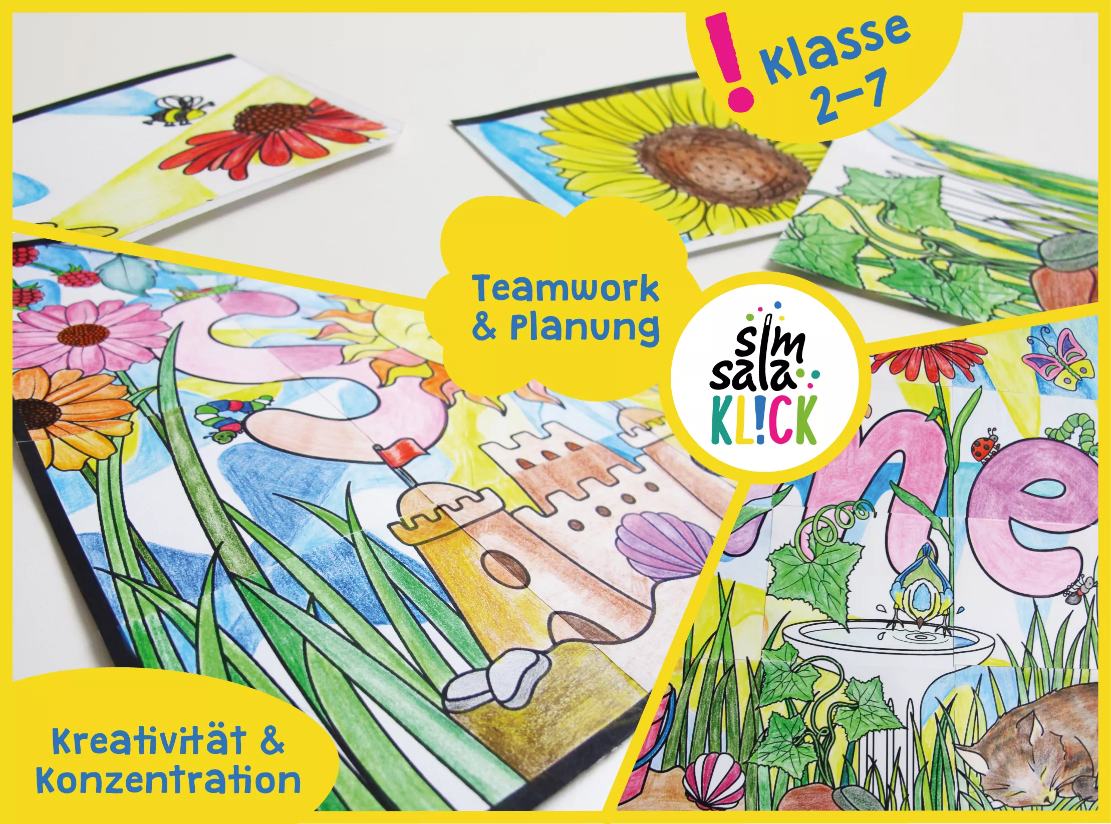 Bild in der Beschreibung des Unterrichtsmaterials *SPARPAKET KUNST* Sommer-Poster und -Mandalas von simsalaKLICK #2