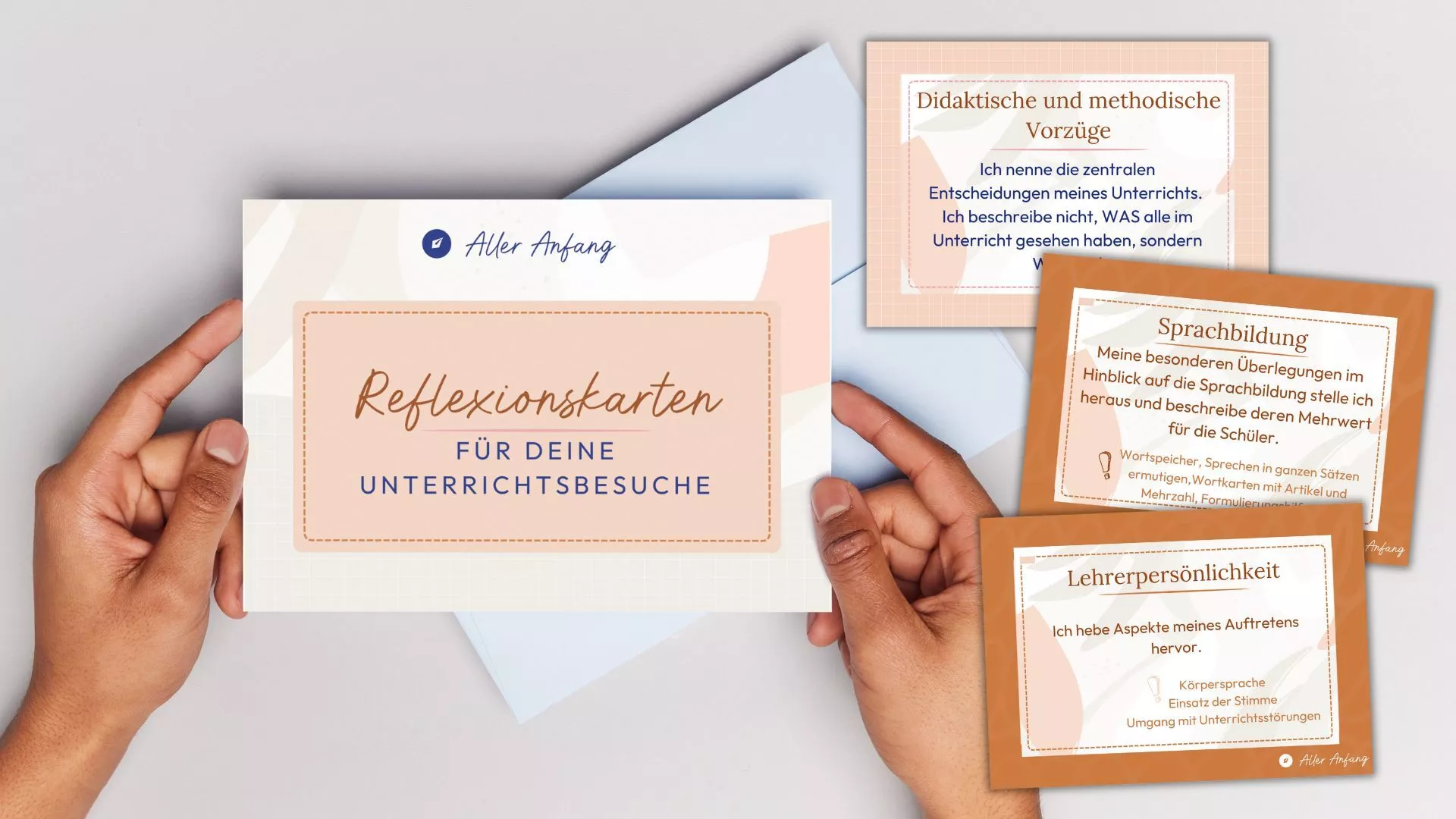 Bild in der Beschreibung des Unterrichtsmaterials Materialpaket | Reflexionsgespräche im Referendariat von Lehrerglück #4