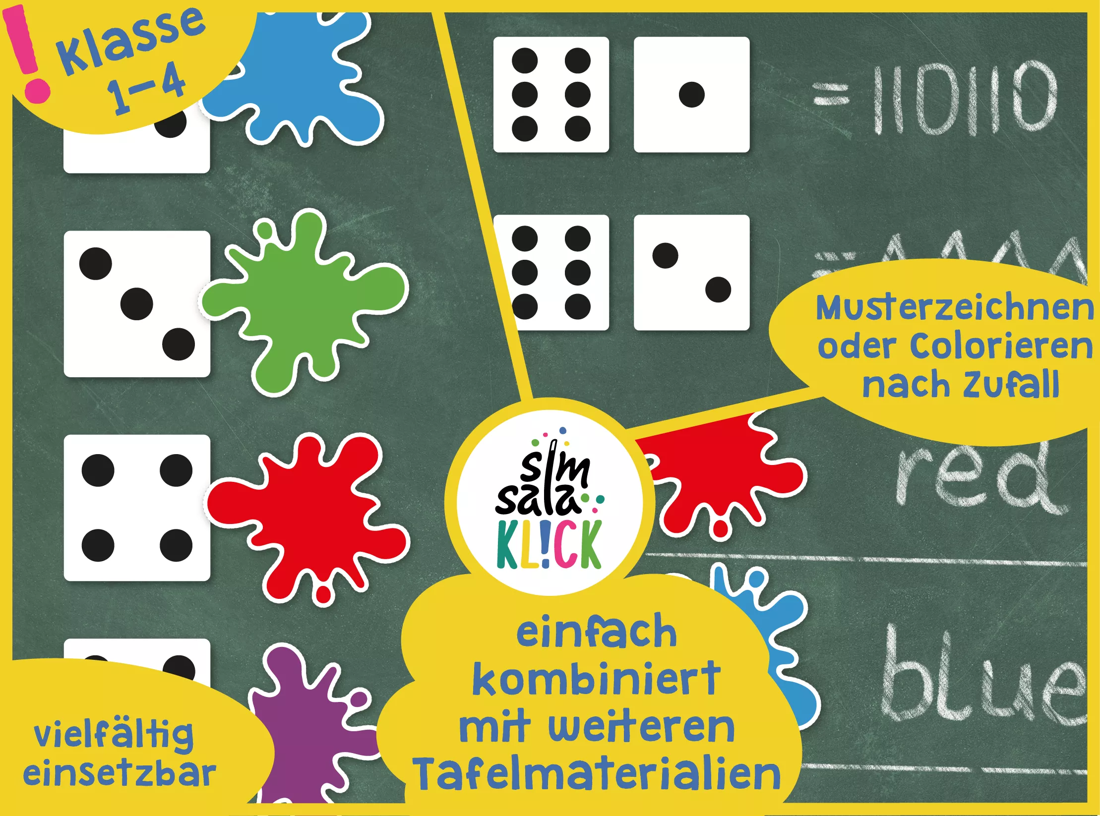 Bild in der Beschreibung des Unterrichtsmaterials Tafelmaterial: 🎨 für den Kunst- und Sprachenunterricht von simsalaKLICK #1