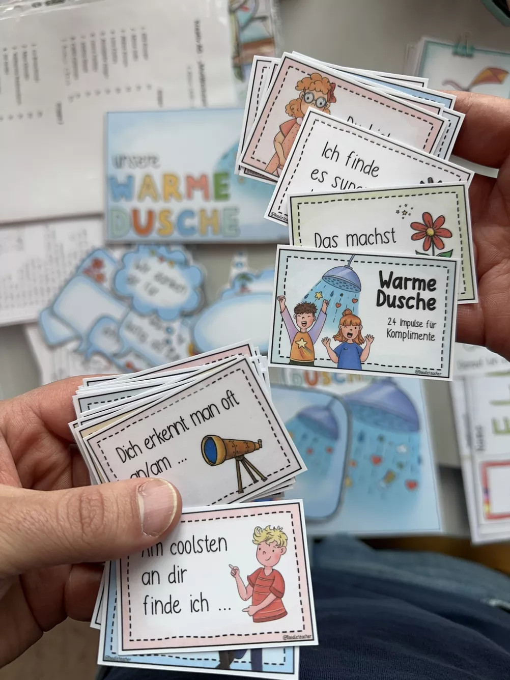 Bild in der Beschreibung des Unterrichtsmaterials Warme Dusche in der Grundschule 🚿 - Paket 2026 / Ritual von Doodleteacher #3