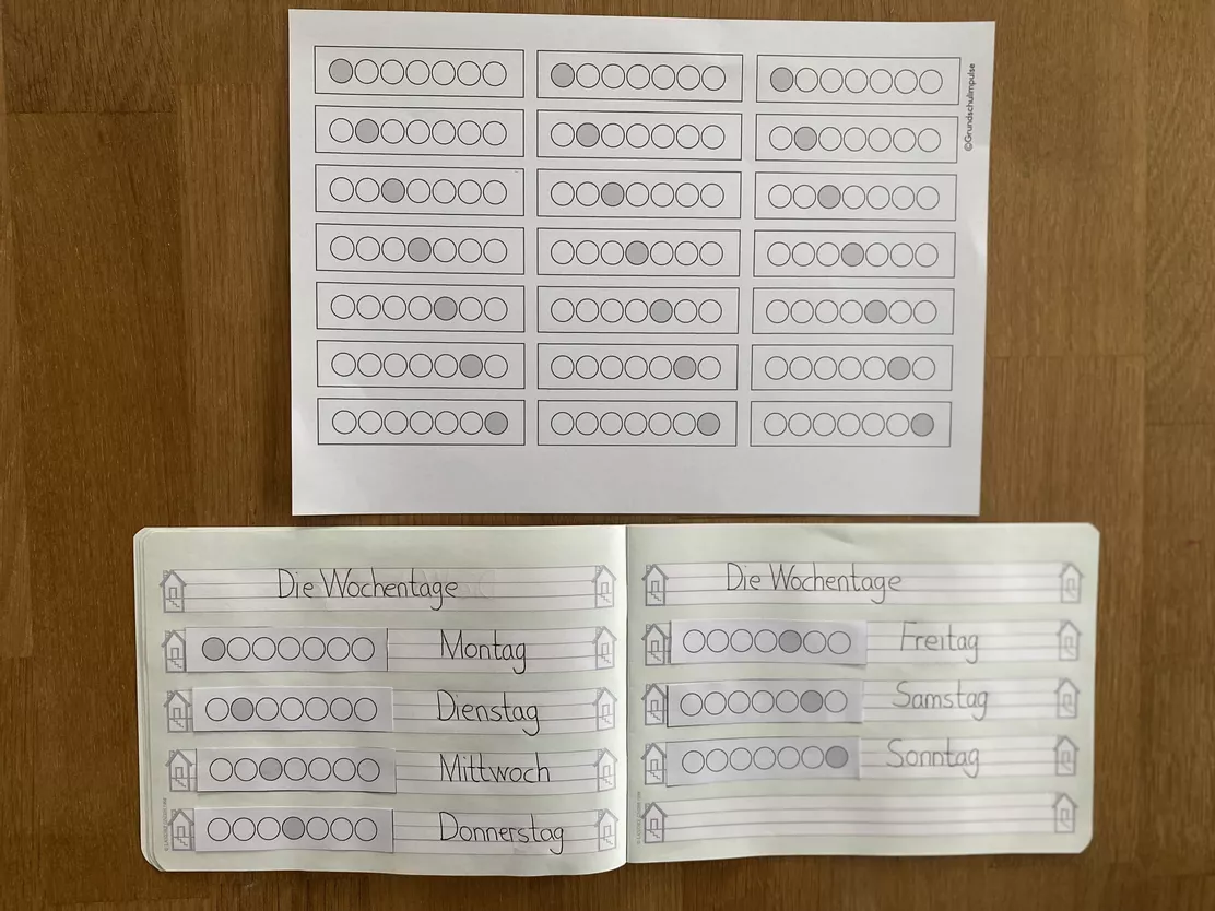 Bild in der Beschreibung des Unterrichtsmaterials Kalender: Unterrichtsreihe (Klasse 1+2) von Grundschulimpulse #8