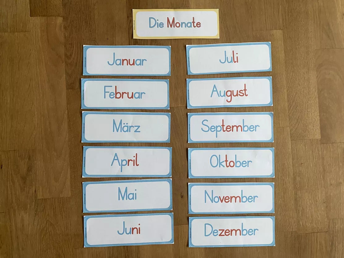 Bild in der Beschreibung des Unterrichtsmaterials Kalender: Unterrichtsreihe (Klasse 1+2) von Grundschulimpulse #3