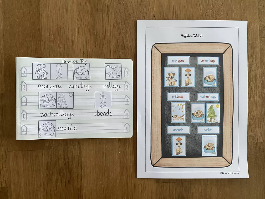 Bild in der Beschreibung des Unterrichtsmaterials Kalender: Unterrichtsreihe (Klasse 1+2) von Grundschulimpulse #6