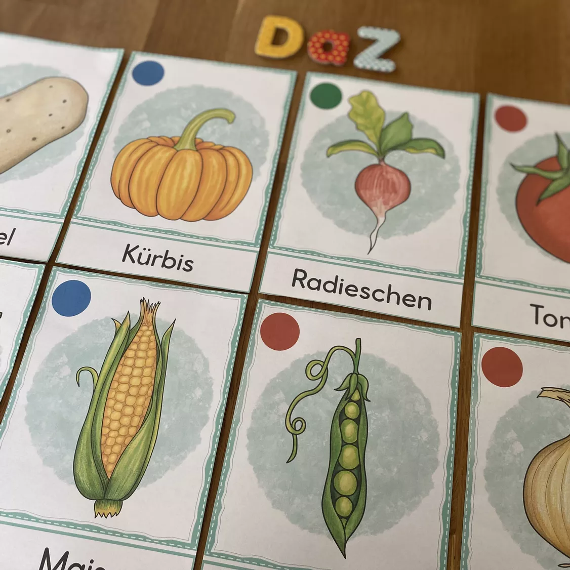 Bild in der Beschreibung des Unterrichtsmaterials GEMÜSE: Wort-Bildkarten (DaZ/DaF) von Grundschulimpulse #1