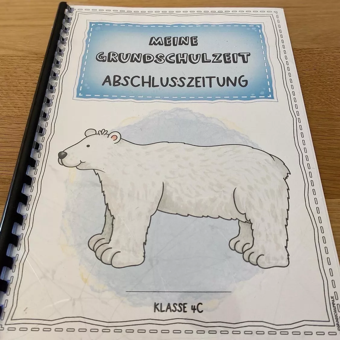 Bild in der Beschreibung des Unterrichtsmaterials Abschlusszeitung Grundschule - Eisbärenklasse von Grundschulimpulse #1