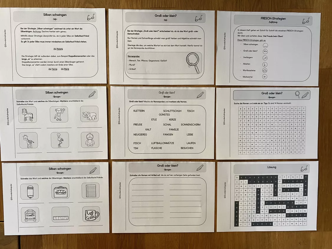 Bild in der Beschreibung des Unterrichtsmaterials FRESCH-Methode: Miniheft (Klasse 2-4) von Grundschulimpulse #2