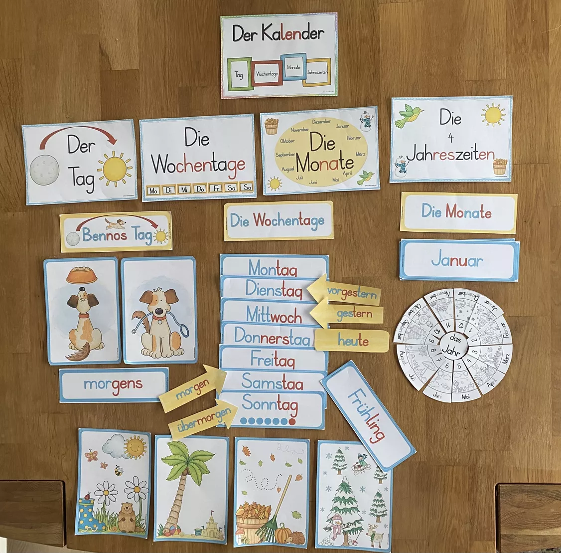 Bild in der Beschreibung des Unterrichtsmaterials Kalender: Unterrichtsreihe (Klasse 1+2) von Grundschulimpulse #13