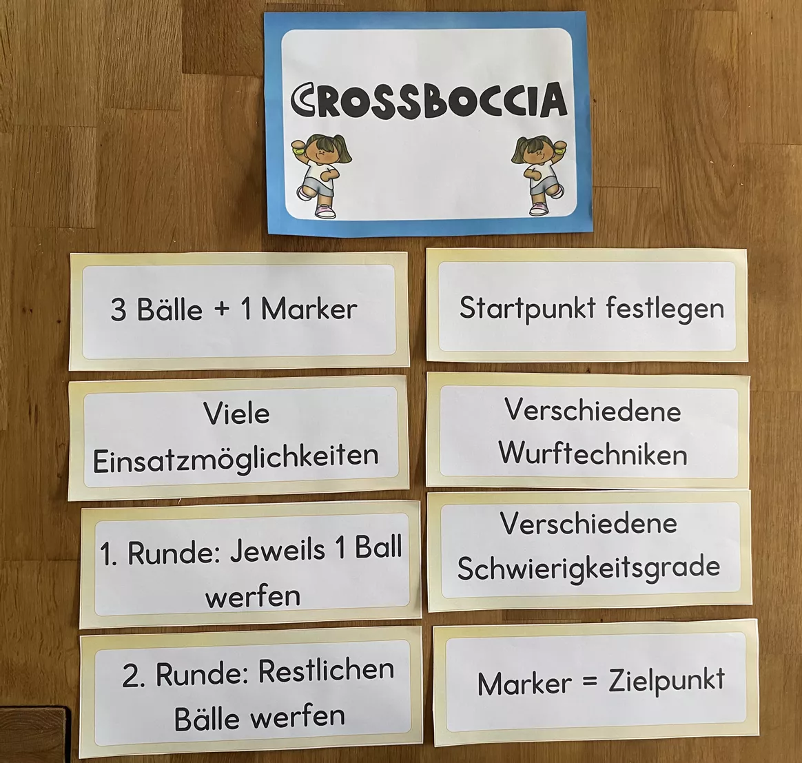 Bild in der Beschreibung des Unterrichtsmaterials Crossboccia: Unterrichtsreihe (Klasse 3+4) von Grundschulimpulse #3