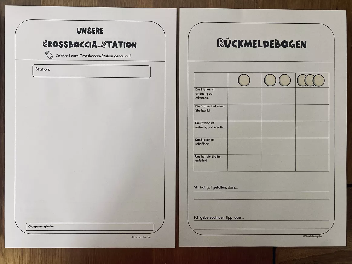 Bild in der Beschreibung des Unterrichtsmaterials Crossboccia: Unterrichtsreihe (Klasse 3+4) von Grundschulimpulse #8