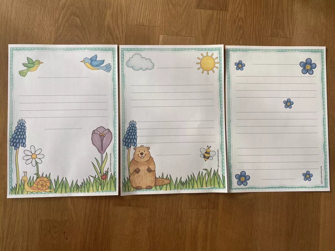 Bild in der Beschreibung des Unterrichtsmaterials Frühlingsgedichte (Ministory): Unterrichtsreihe (Kl.2-3) von Grundschulimpulse #8