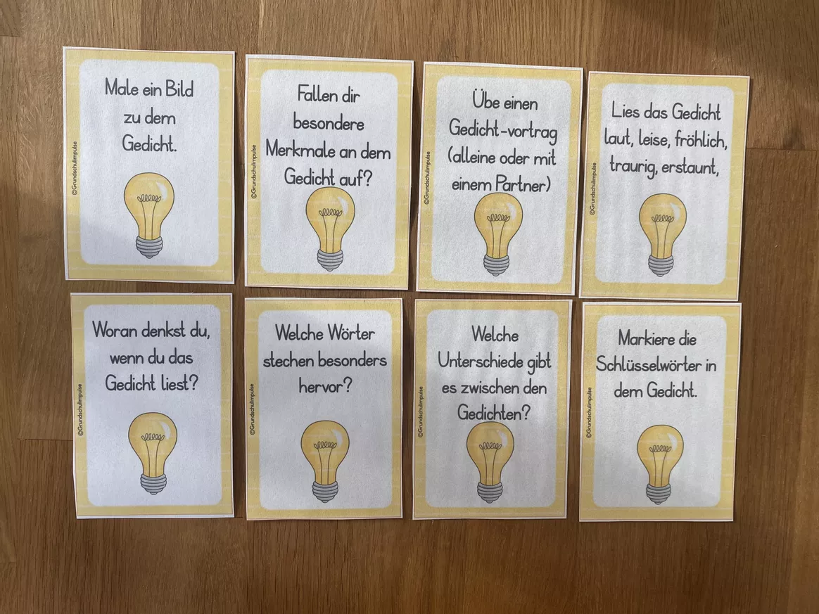 Bild in der Beschreibung des Unterrichtsmaterials Frühlingsgedichte (Ministory): Unterrichtsreihe (Kl.2-3) von Grundschulimpulse #3