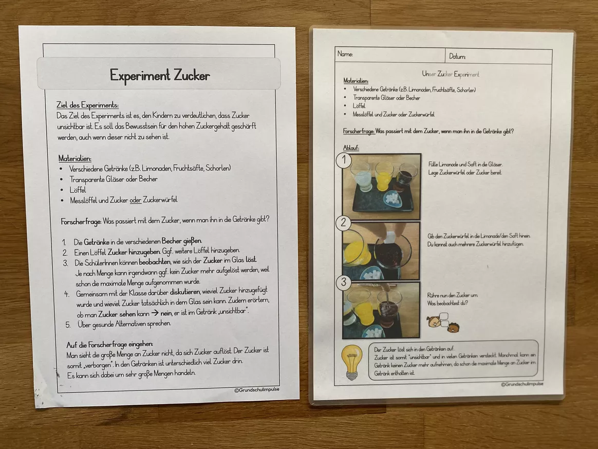 Bild in der Beschreibung des Unterrichtsmaterials Unterrichtsreihe: Gesunde Ernährung (Klasse 1+2) von Grundschulimpulse #6