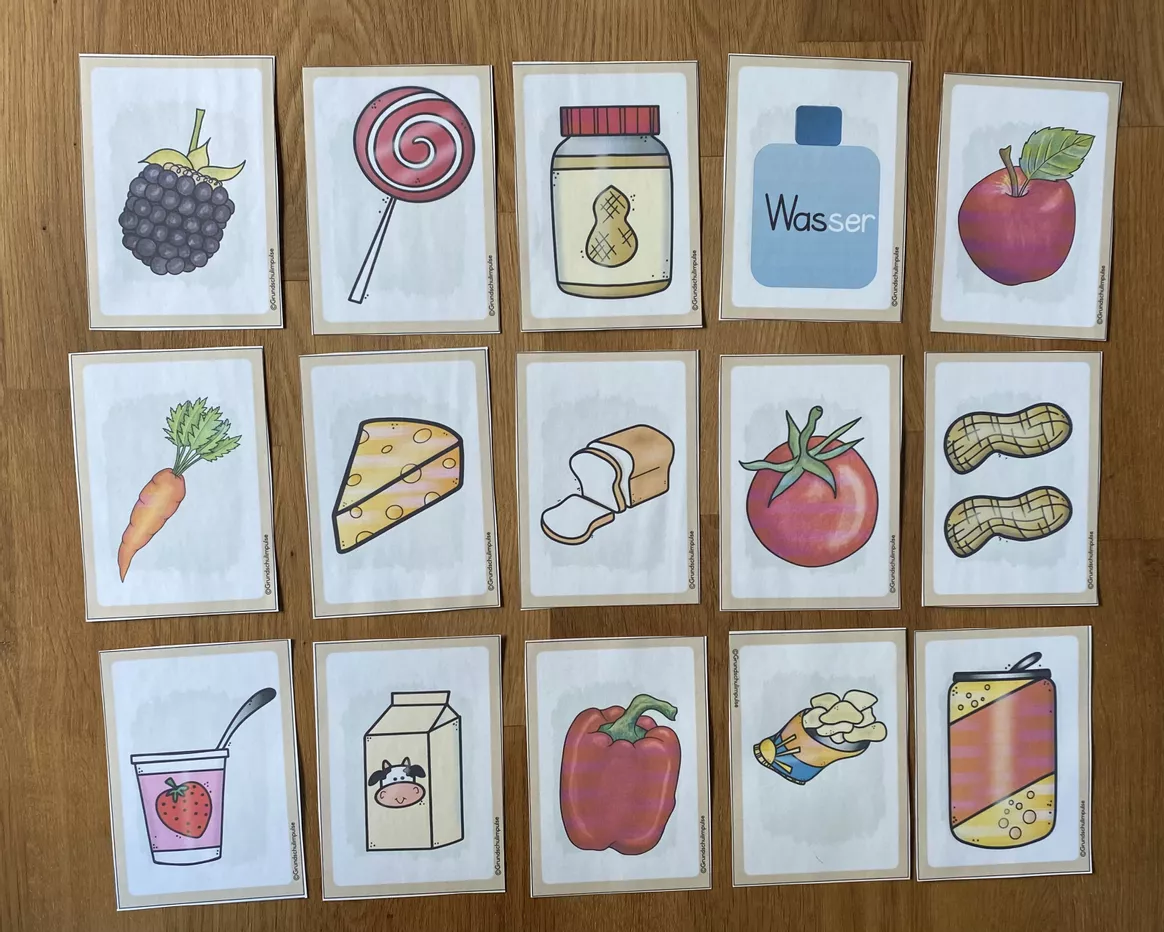 Bild in der Beschreibung des Unterrichtsmaterials Unterrichtsreihe: Gesunde Ernährung (Klasse 1+2) von Grundschulimpulse #11