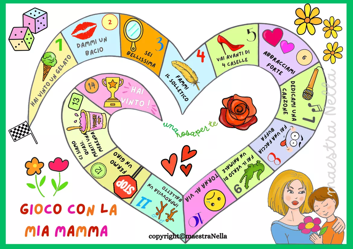 Bild in der Beschreibung des Unterrichtsmaterials Gioco con la mia mamma von maestra Nella #3